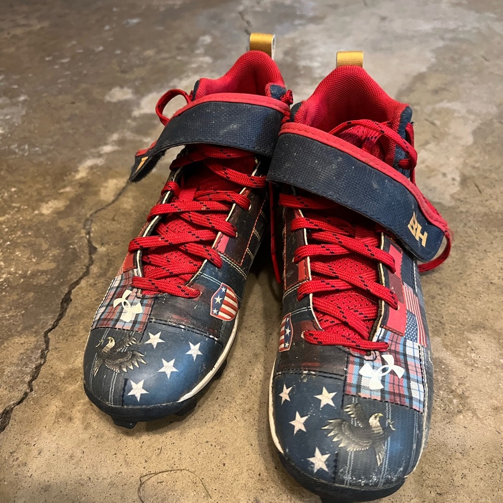Under Armour Bryce Harper high-top baseball cleats